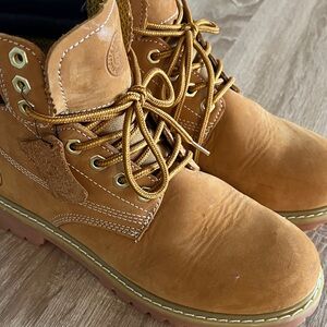 Jacada Men's Brown Lace-Up Boots